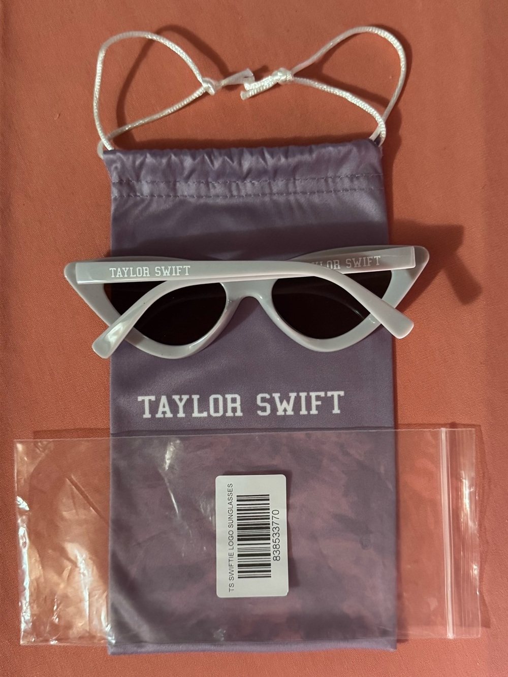 Taylor Swift Speak Now Swiftie Sunglasses NIB And Drawstring Bag